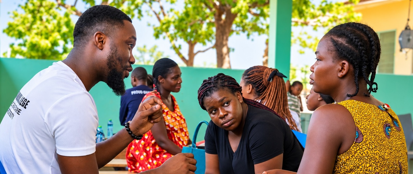 Leadership Corps members at Ensign Global University