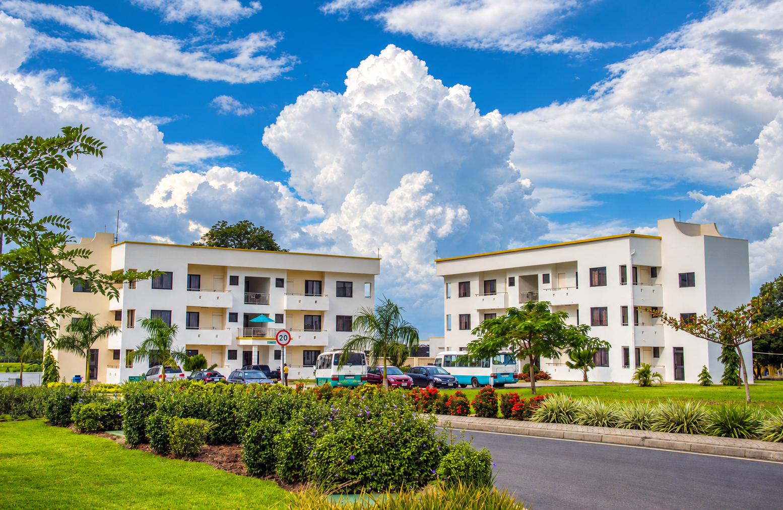 The Ensign Global University campus in Kpong