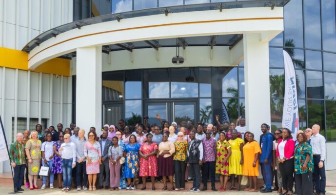 A cross-section of participants at the Albinism Awareness event hosted by Ensign Global University and Engage Now Africa.